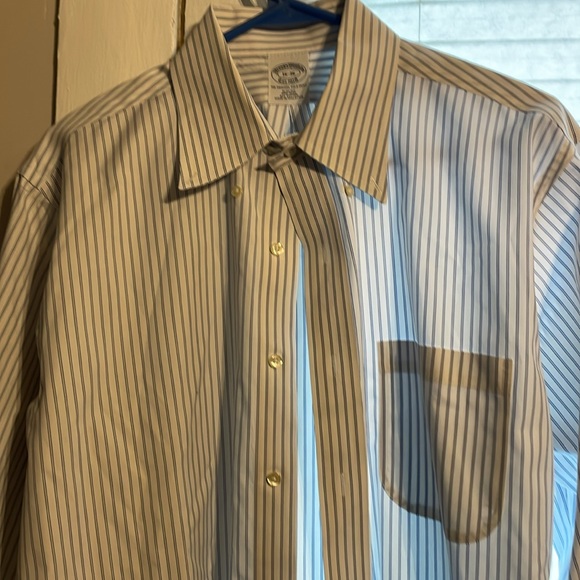 3 newly dry cleaned brooks brother button down dress shirts all fitted 16-36 - Picture 2 of 8